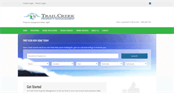 Desktop Screenshot of mytrailcreek.com